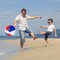 12 Pieces 4th of July Inflatable Beach Balls Red Blue White Patriotic Beach Balls 7.9 Inch